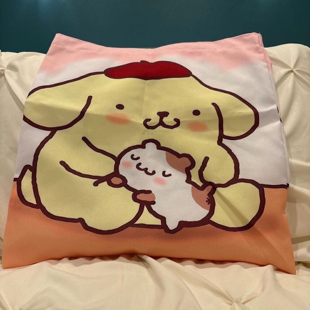 Sanrio Hello Kitty’s Pompompurin Cosplay Eco Reusable Shopping Bag Tote NWT